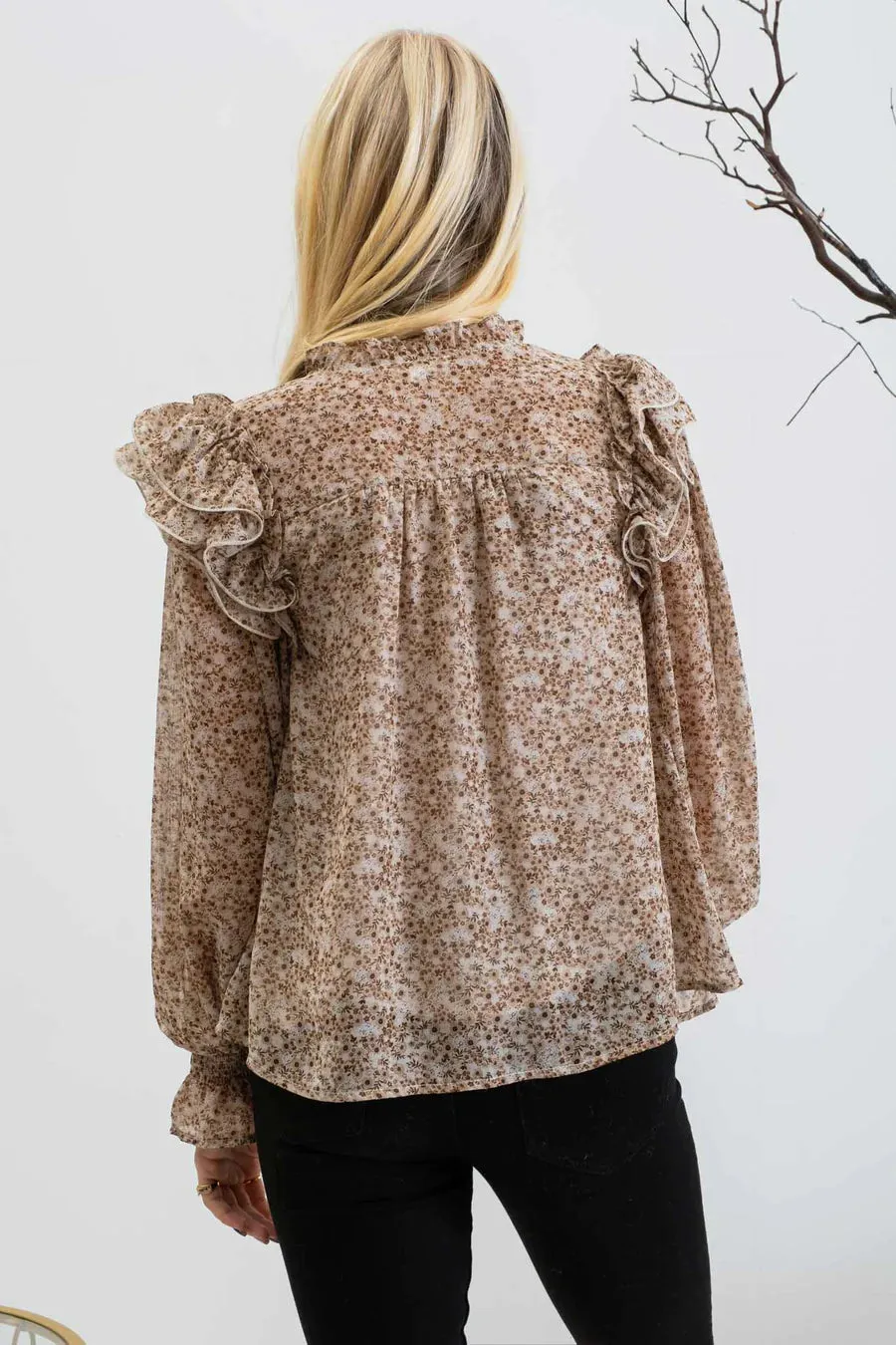 The Callie Ruffle Detail Blouse