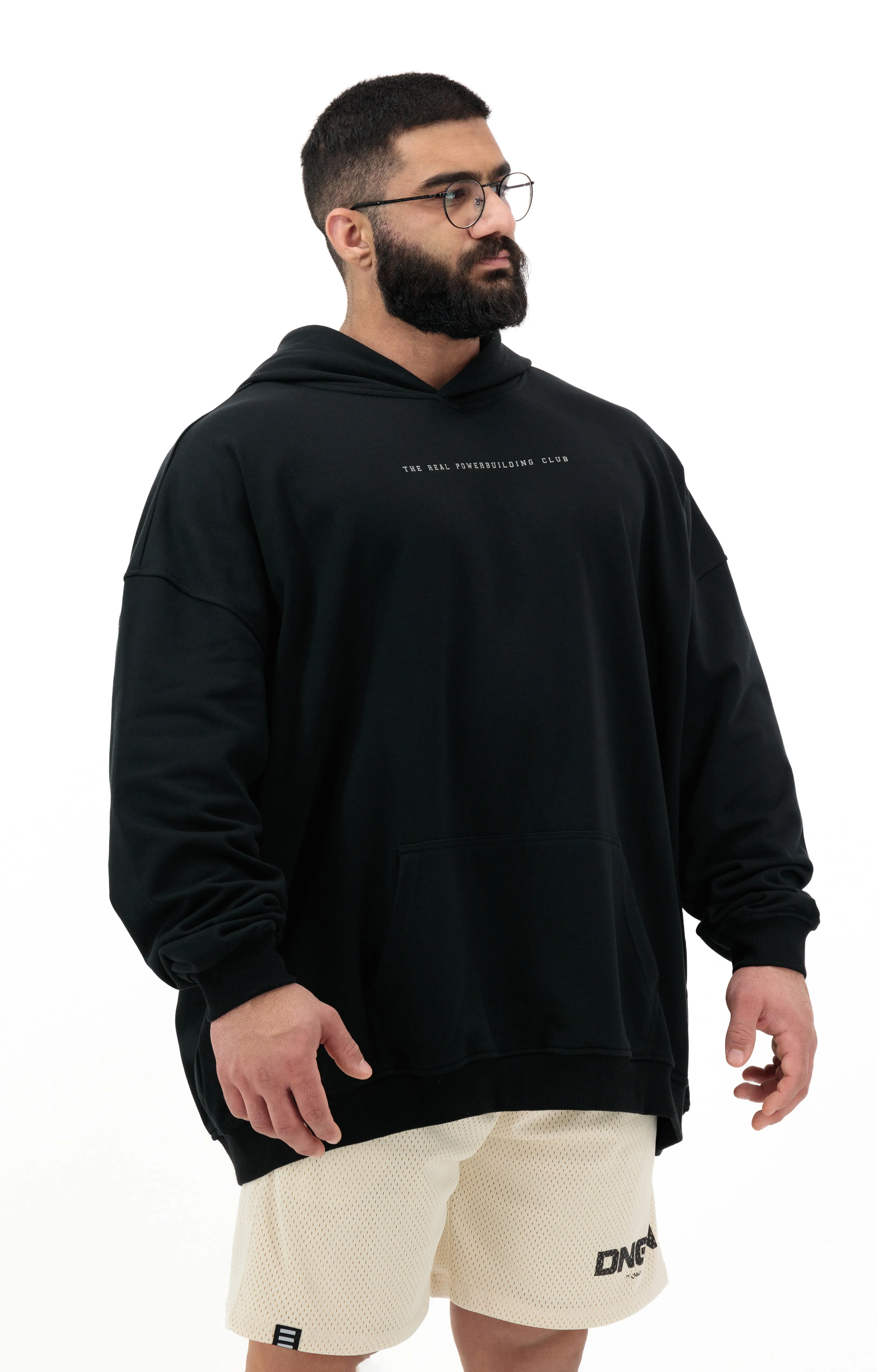 THE REAL POWERBUILDING OVERSIZED - Drop Shoulder Hoodie