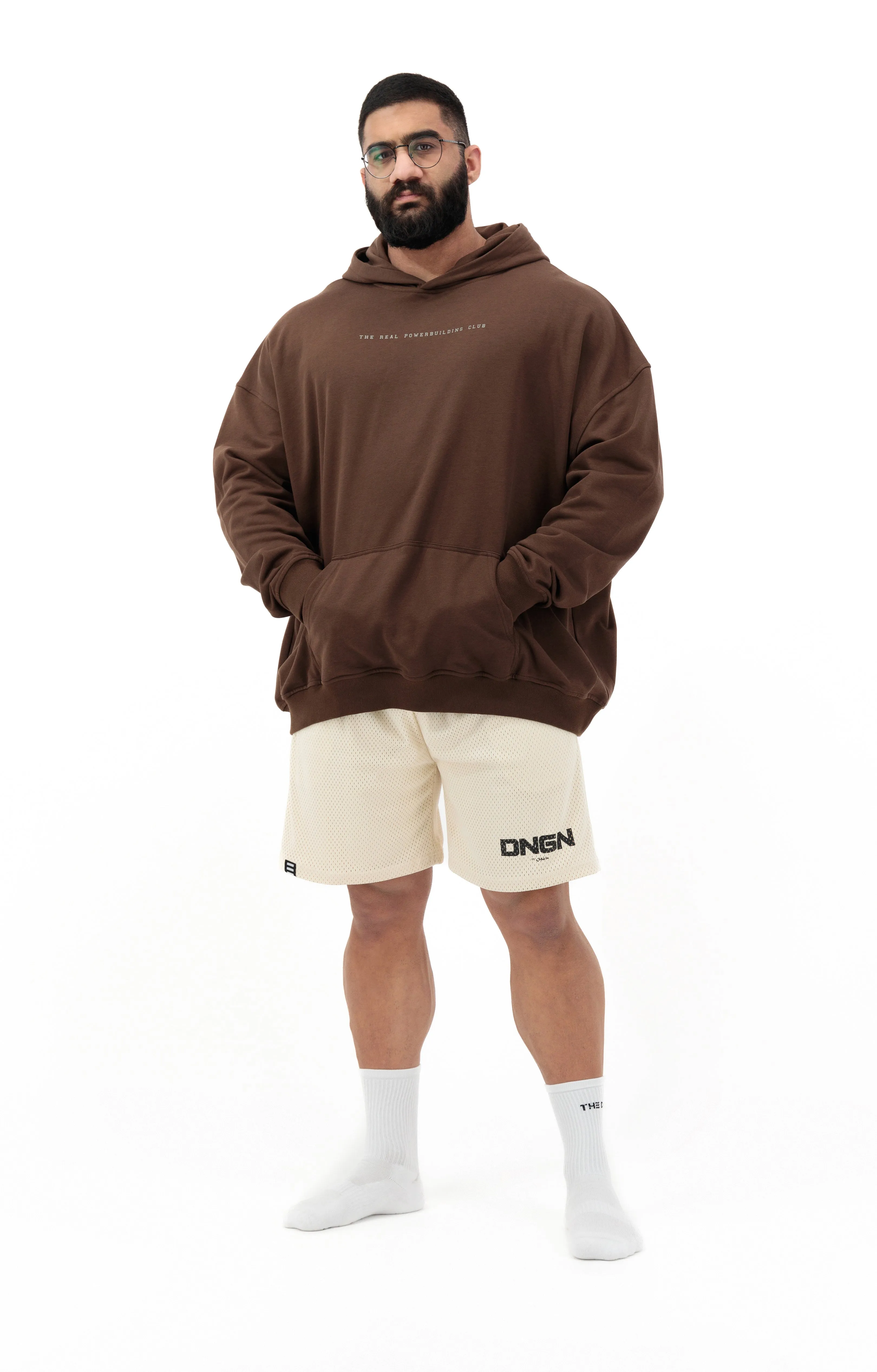 THE REAL POWERBUILDING OVERSIZED - Drop Shoulder Hoodie