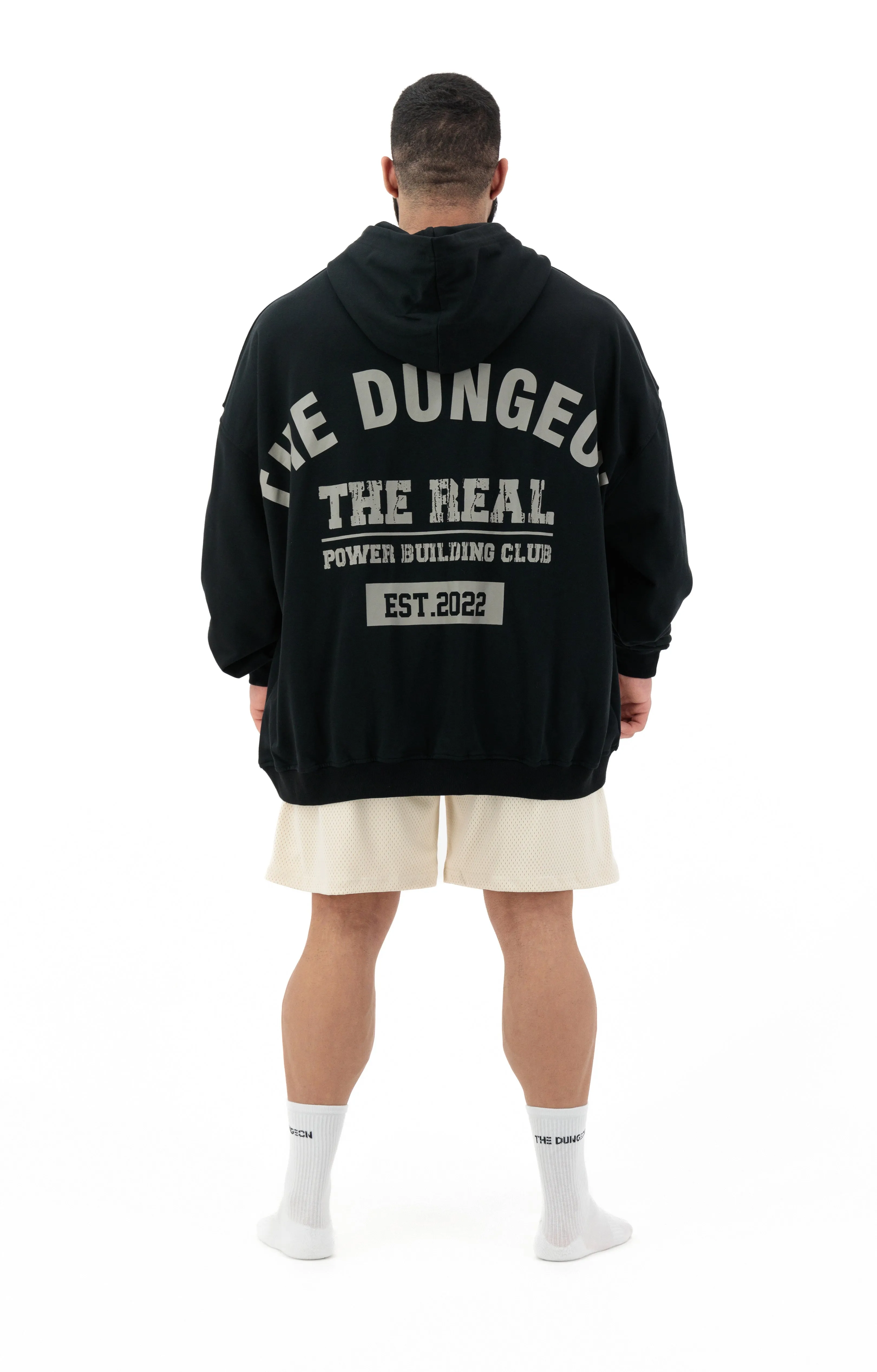 THE REAL POWERBUILDING OVERSIZED - Drop Shoulder Hoodie
