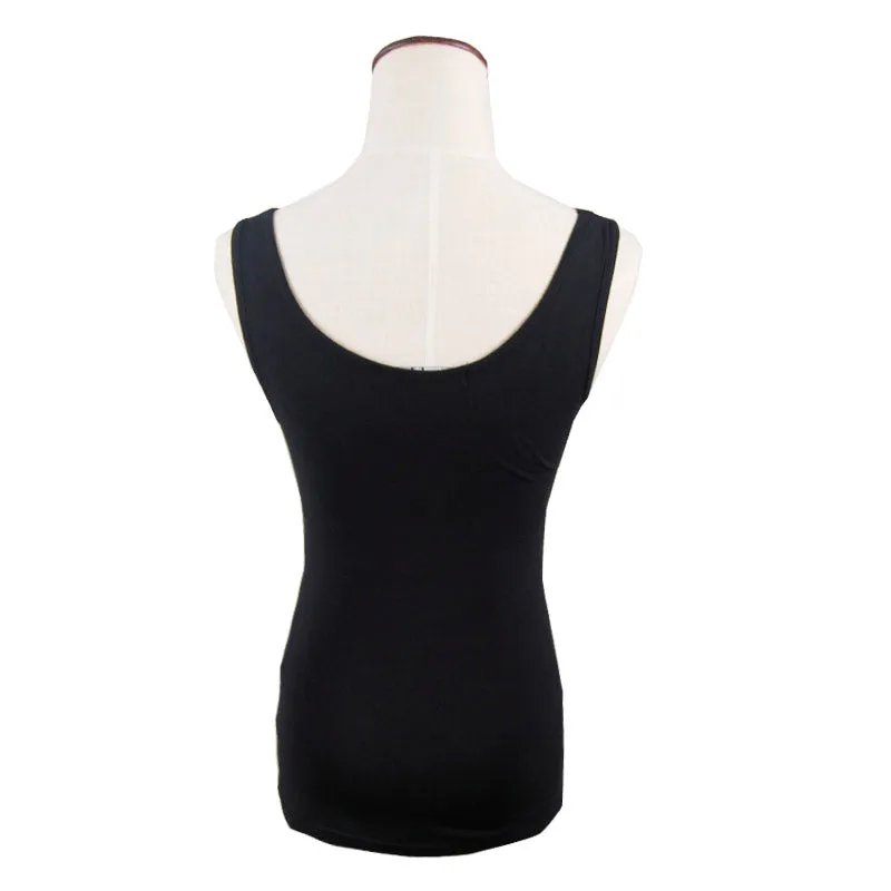 TTP224 summer punk daily life simple style broken holes women cotton vest